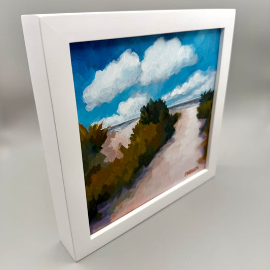 Folly Dunes 3 - 8x8 Acrylic Painting