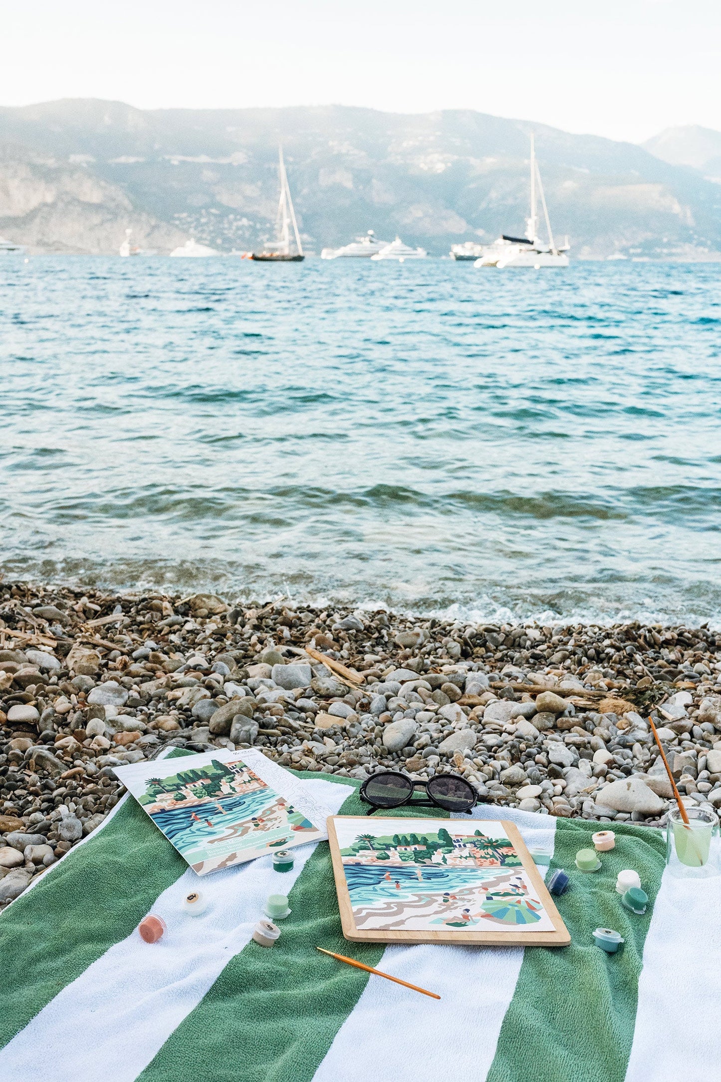 Riviera Romp | 8x10 paint-by-number kit