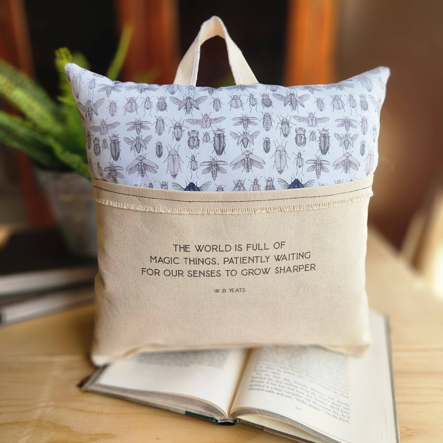 Yeats Reading Pillow