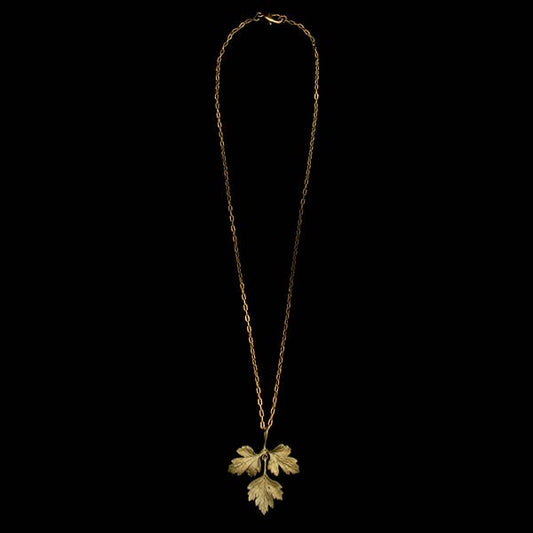 Petite Herb Parsley Pendant - 16" Adj.