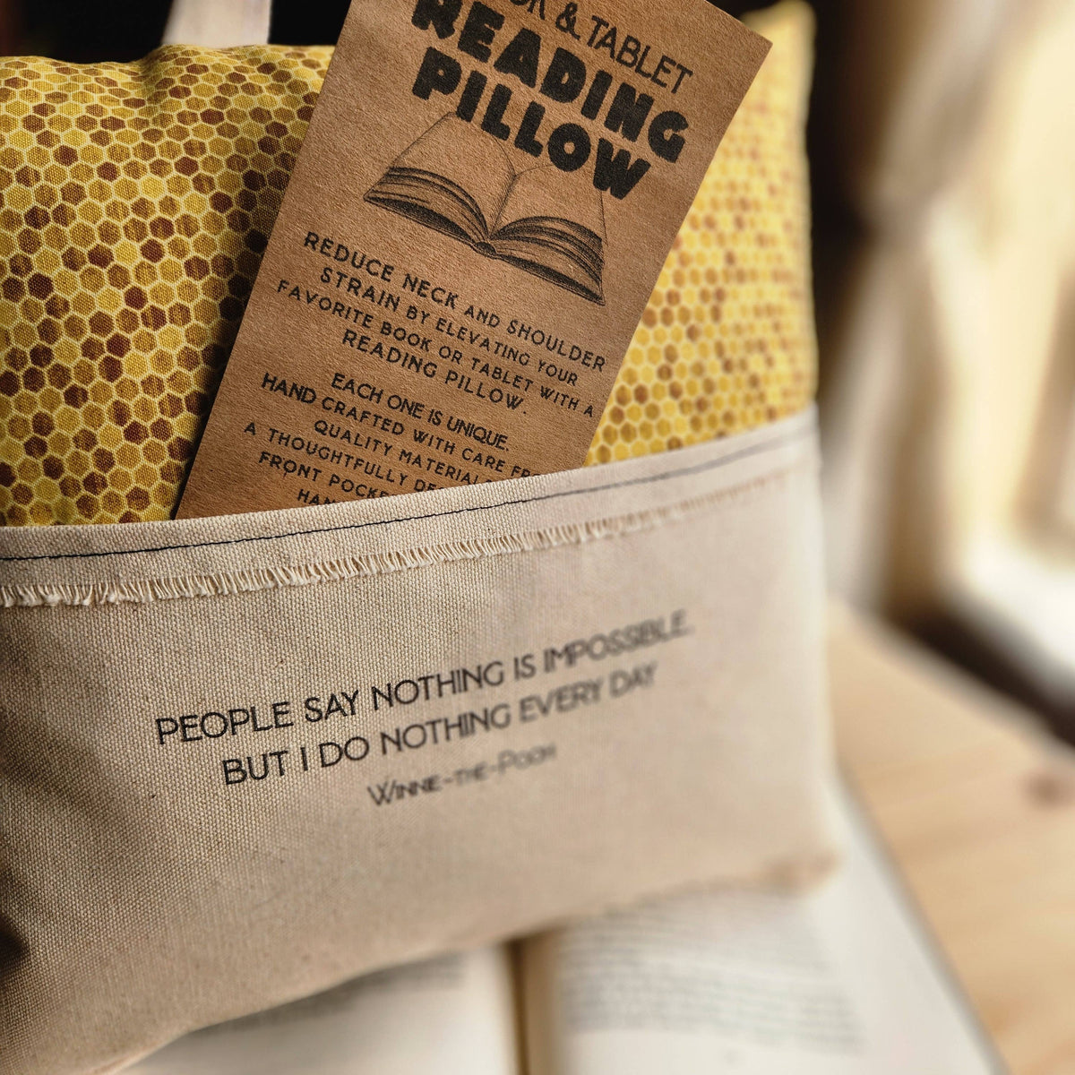 'Nothing is Impossible' Reading Pillow