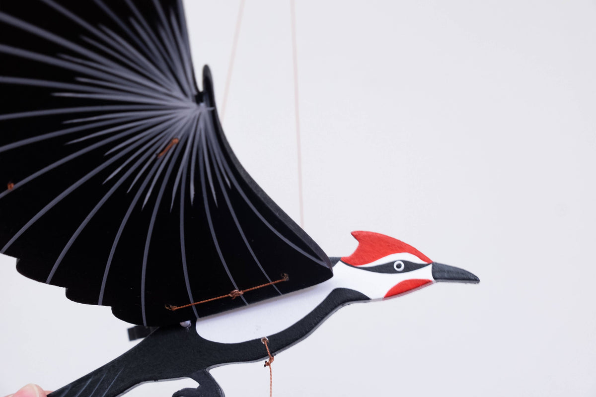 Woodpecker Bird Flying Mobile