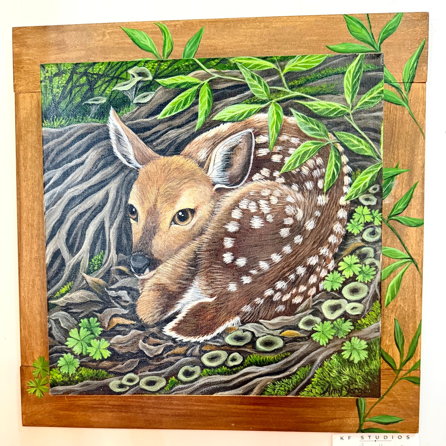 Fawn Painting in Acrylic