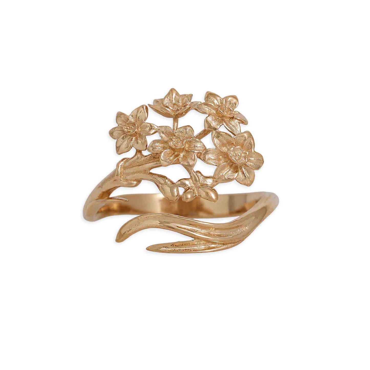Adjustable Birth Flower Rings: Bronze / October - Cosmo