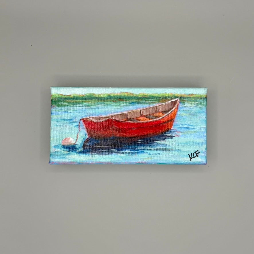Floater - 4"x8" Acrylic Painting