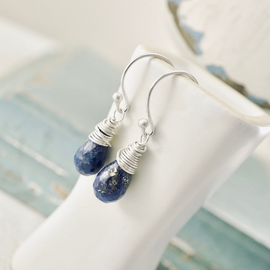 Lapis Drop Earrings