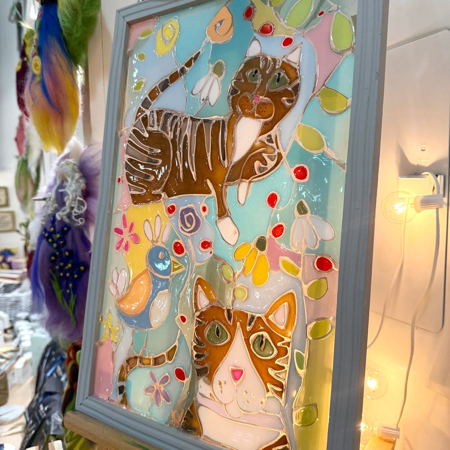 Here, Kitty, Kitty......and bird