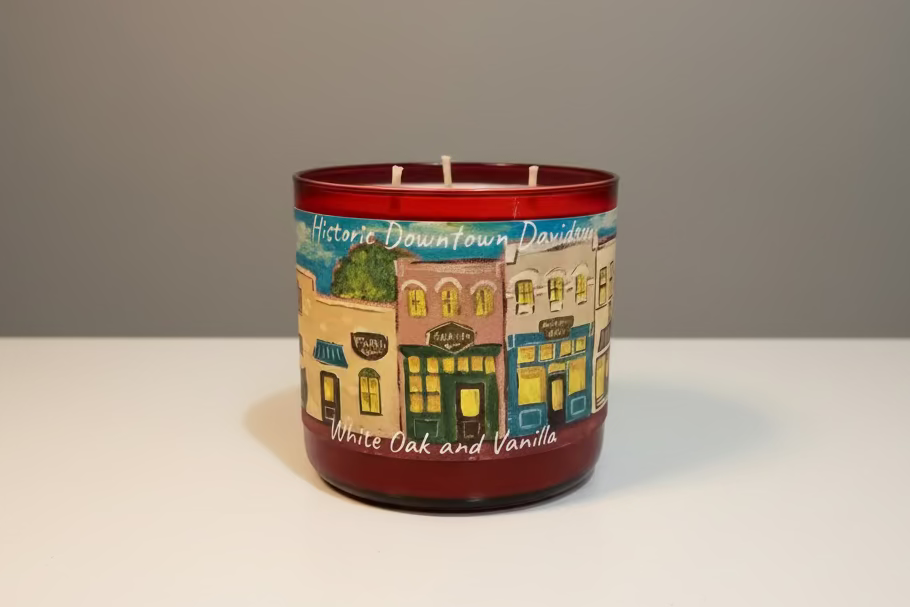 Town of Davidson Candle