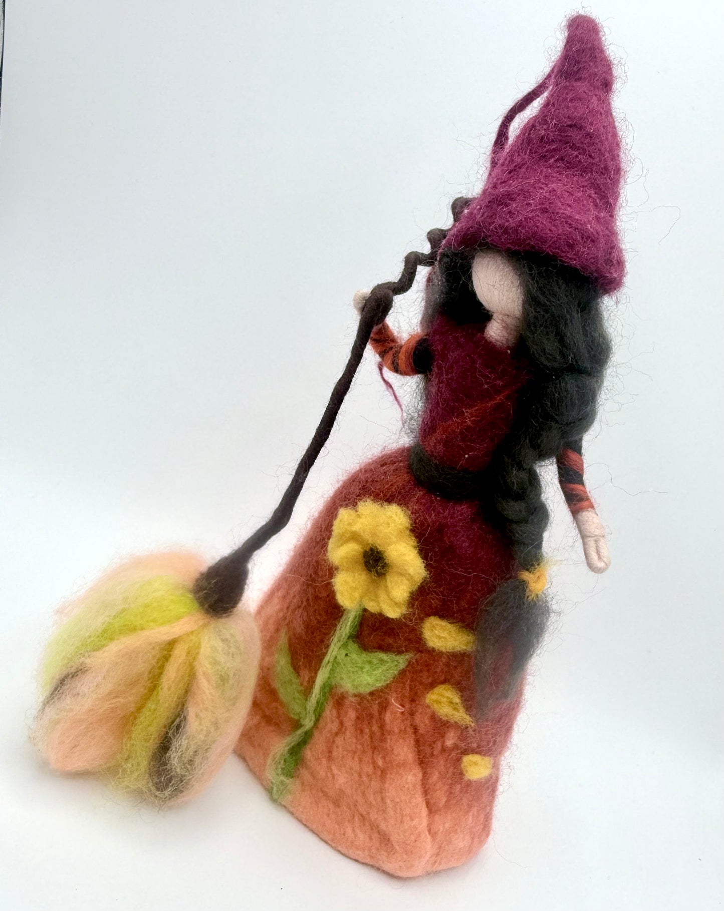 Hazel the Sweet - Felted Irish Witch