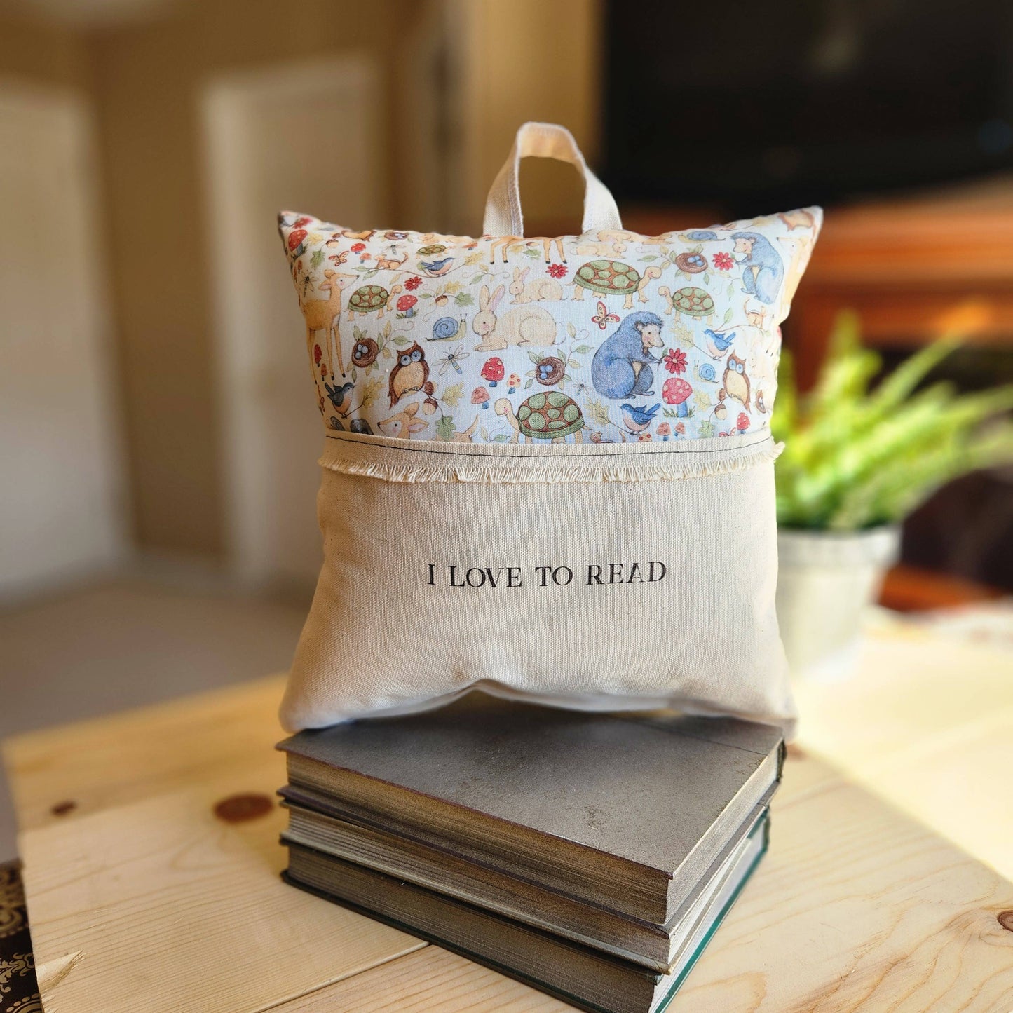 I Love to Read Reading Pillow,