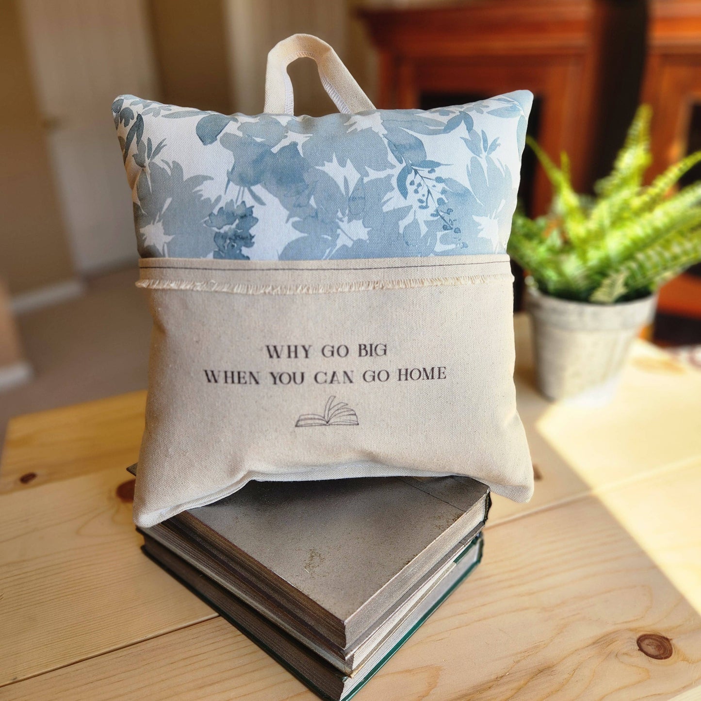 Go Big or Go Home Reading Pillow