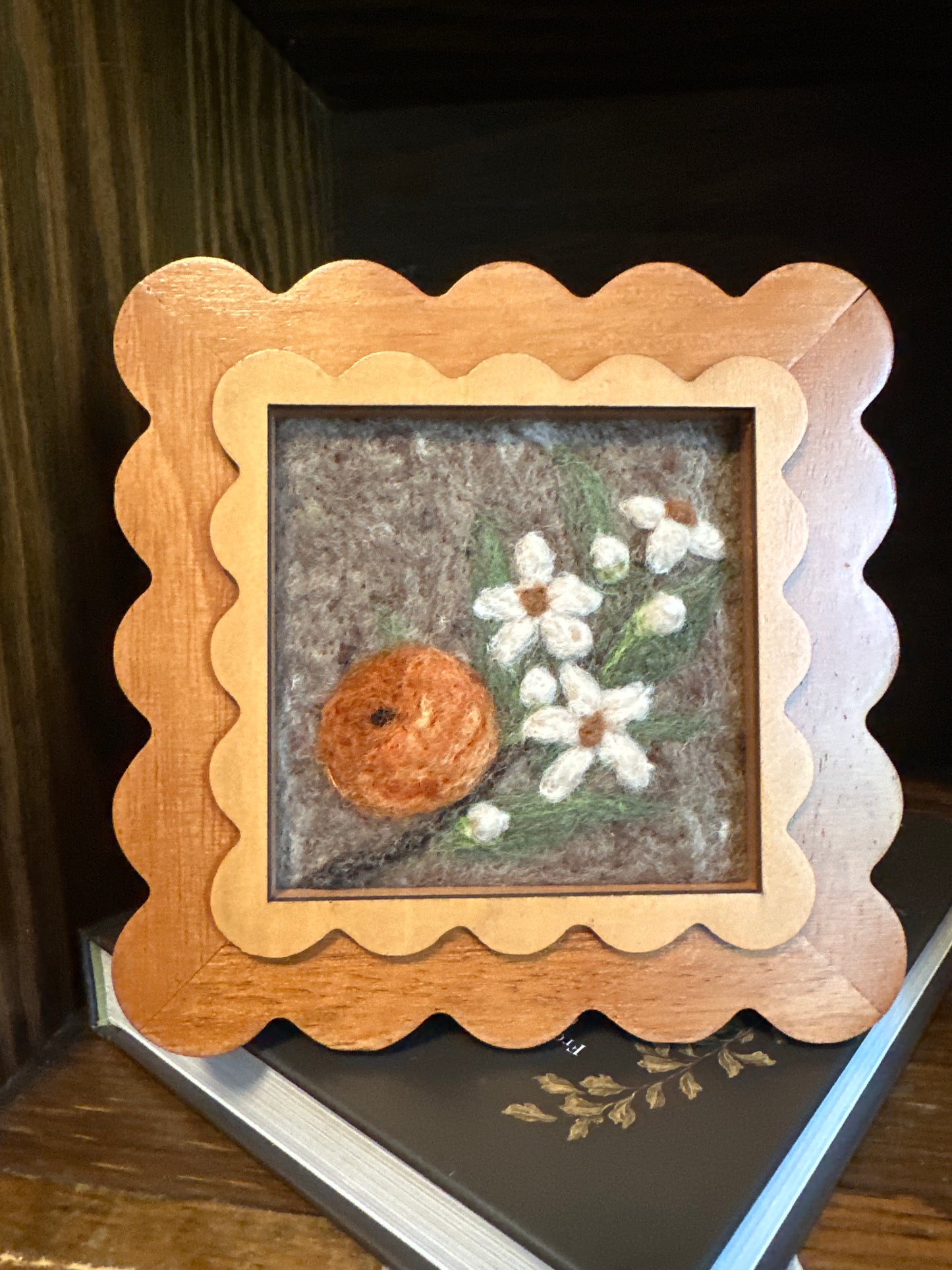 Orange blossom felt