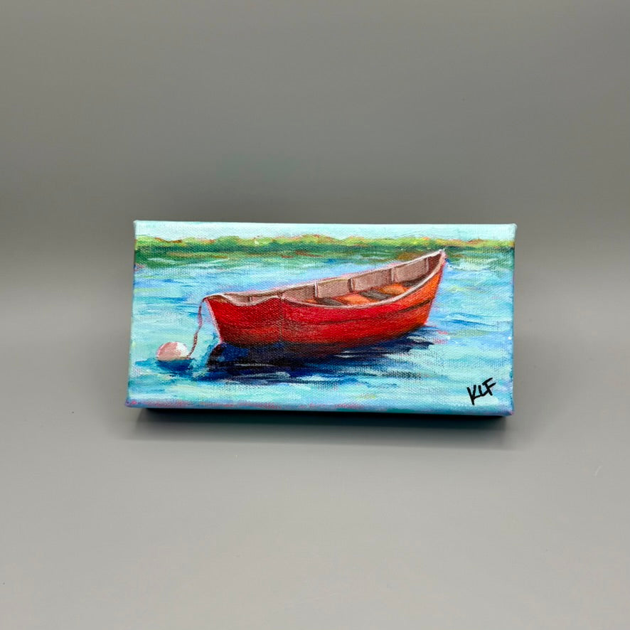 Floater - 4"x8" Acrylic Painting