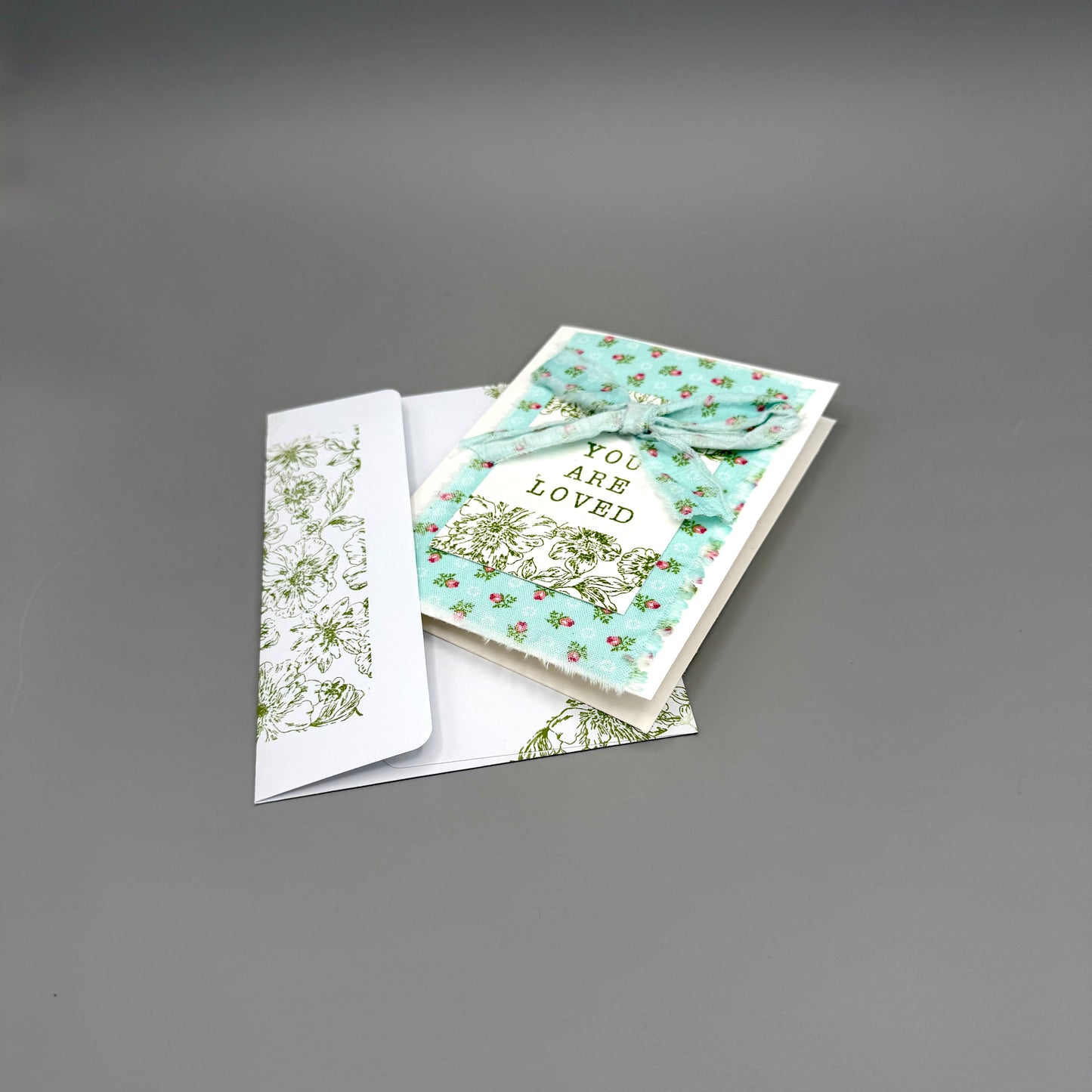 Fabric Card-You are Loved