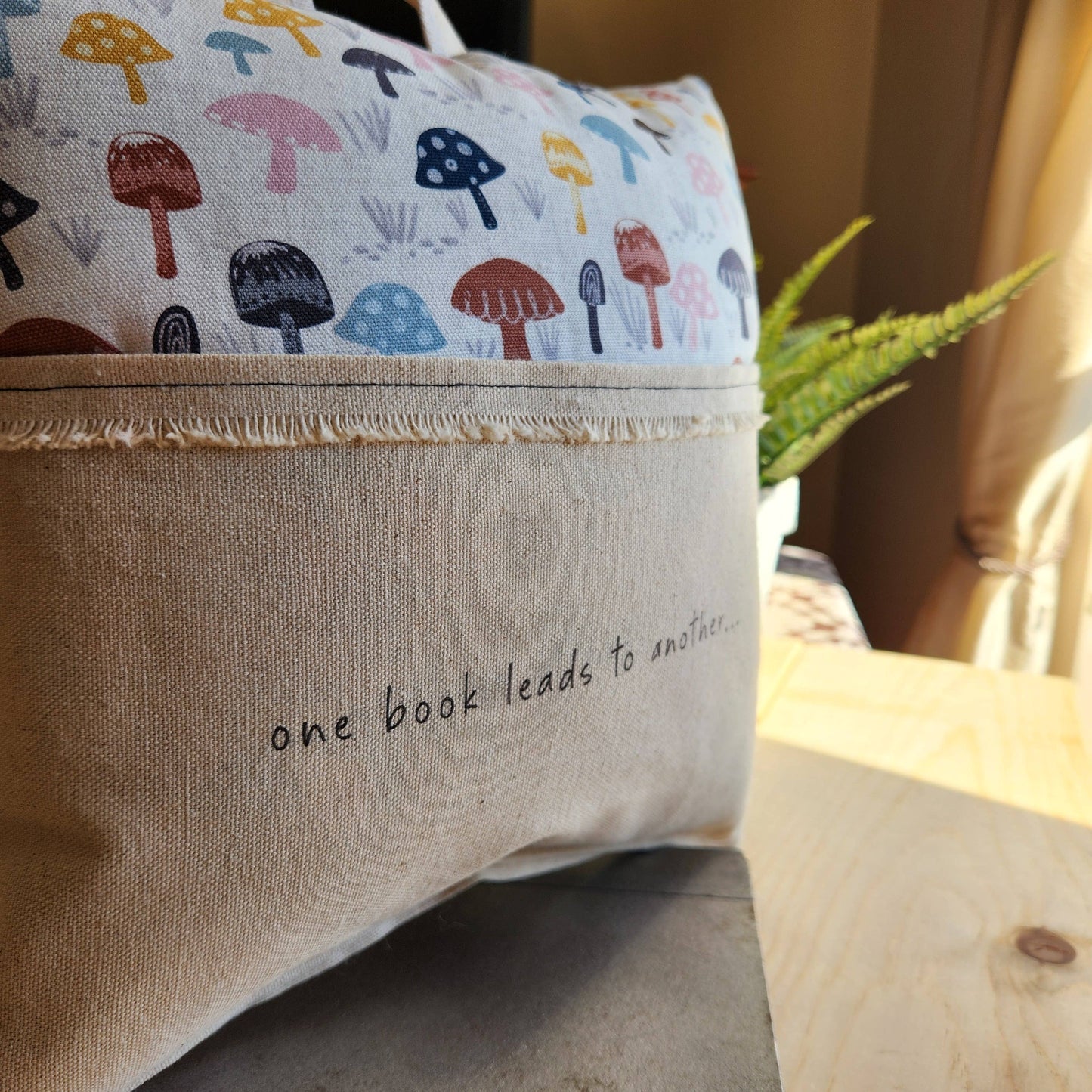 One Book Leads to Another Reading Pillow