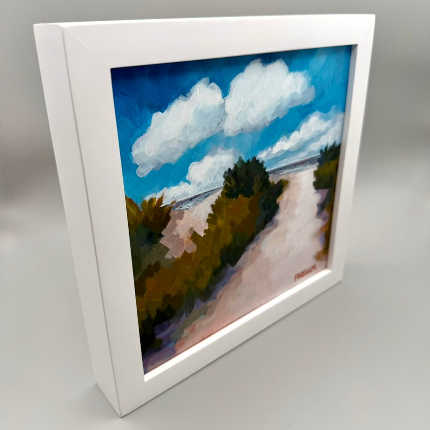 Folly Dunes 3 - 8x8 Acrylic Painting