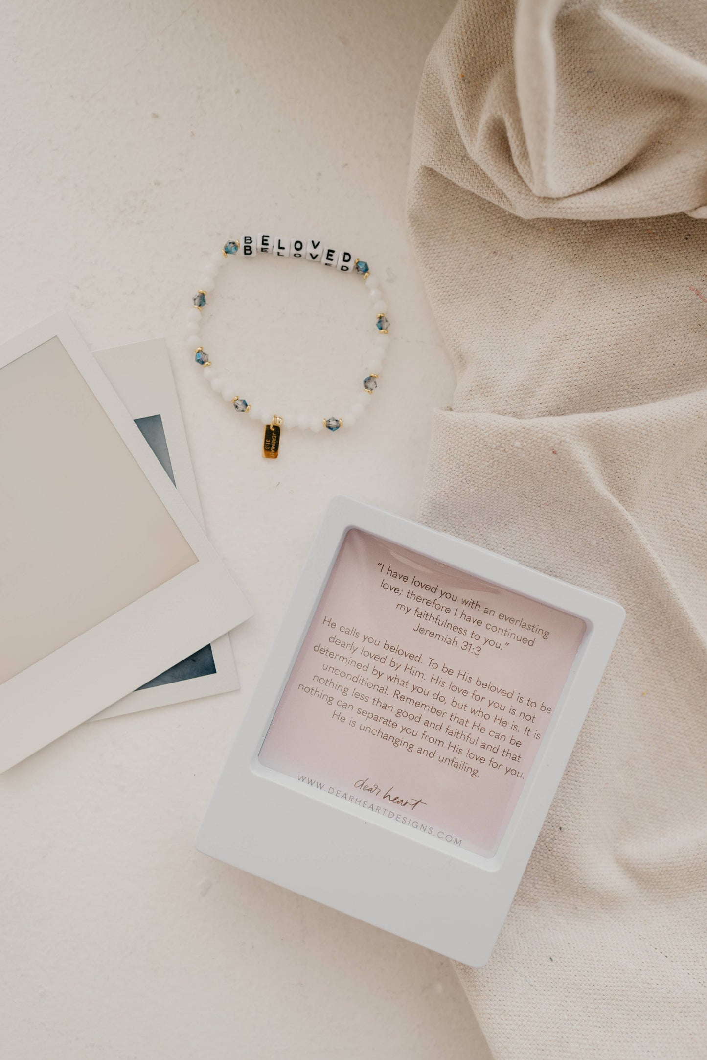 Beloved Beaded Swarovski Bracelet