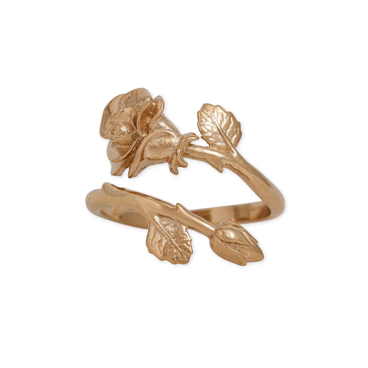 Adjustable Birth Flower Rings: Bronze / December - Narcissus