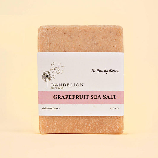 Grapefruit Sea Salt Bar Soap | Essential Oil Bar Soap