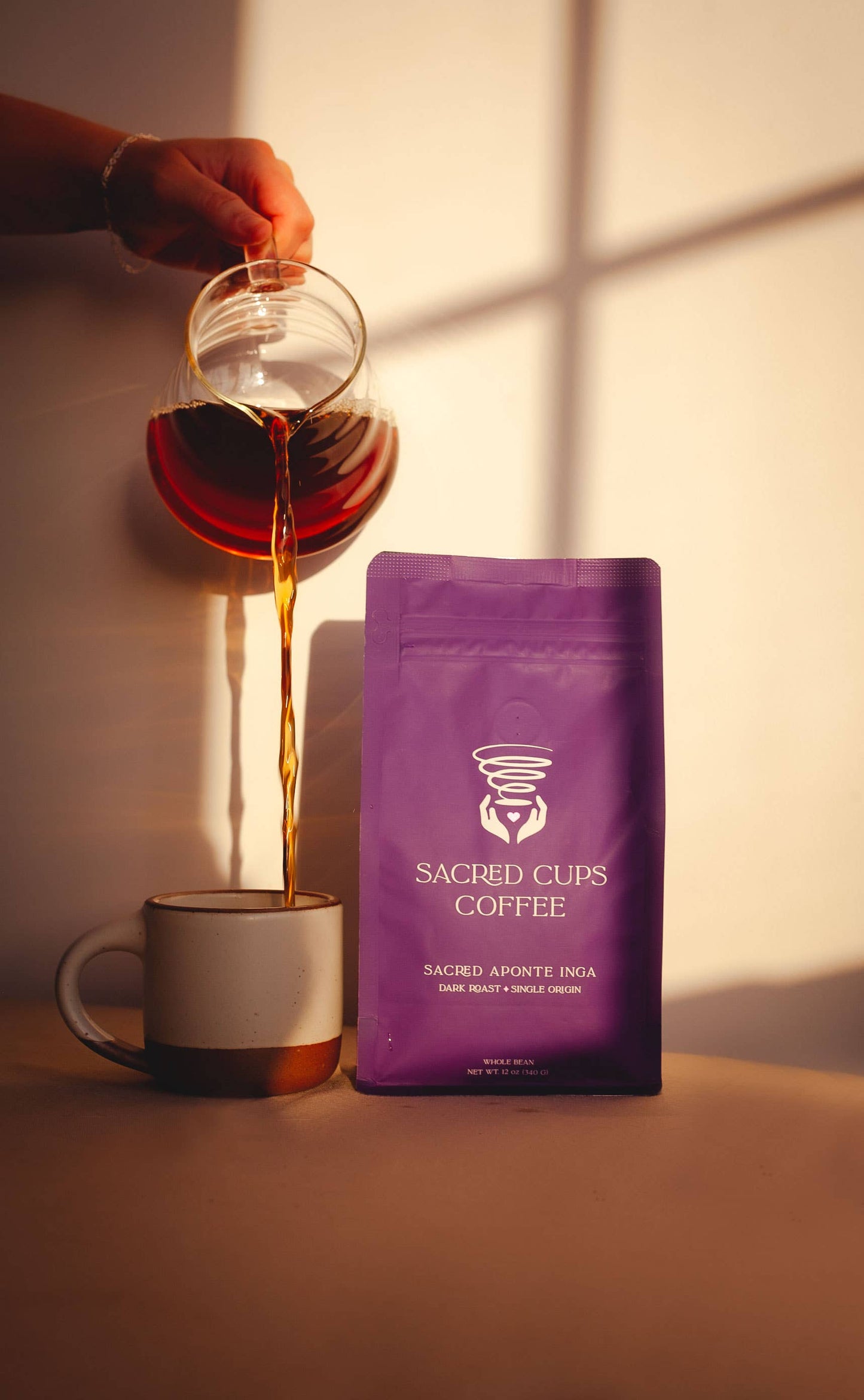 Mold Free Dark Roast Whole Bean Coffee|Aponte Inga