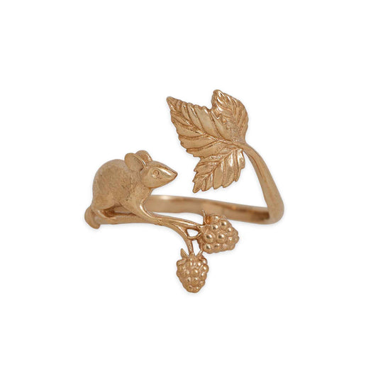 Adjustable Mouse and Blackberry Ring: Bronze