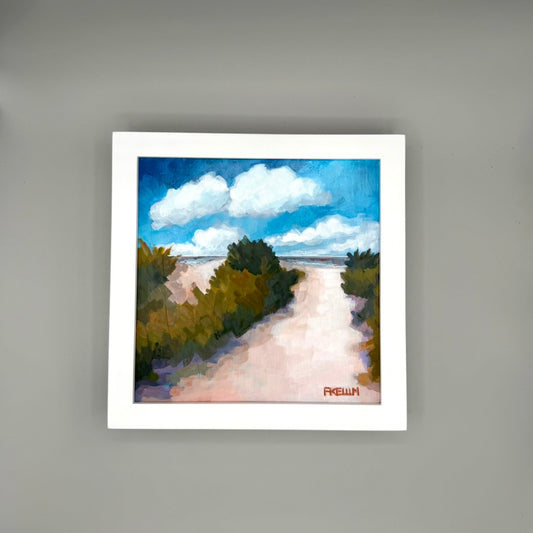Folly Dunes 3 - 8x8 Acrylic Painting