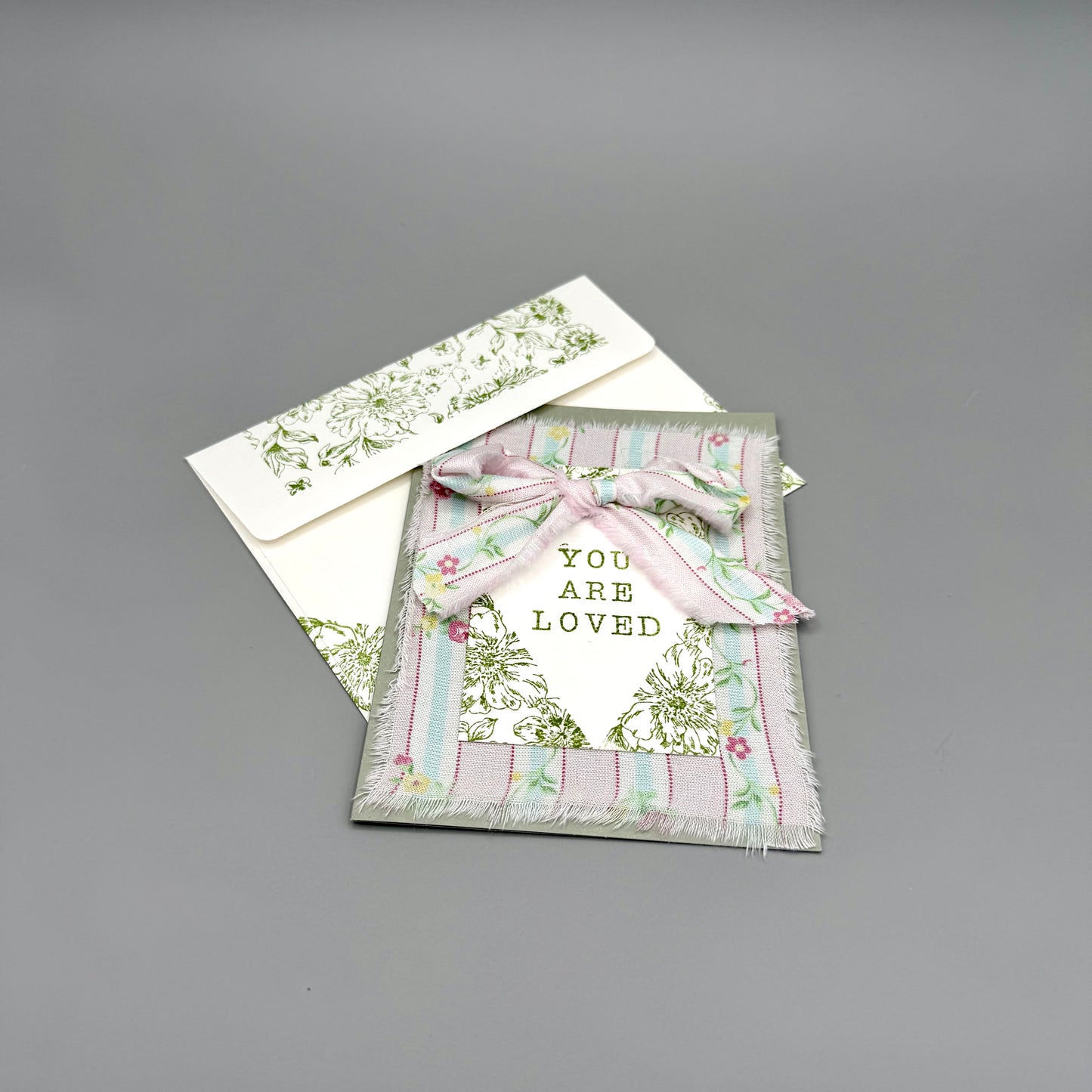 Fabric Card-You are Loved
