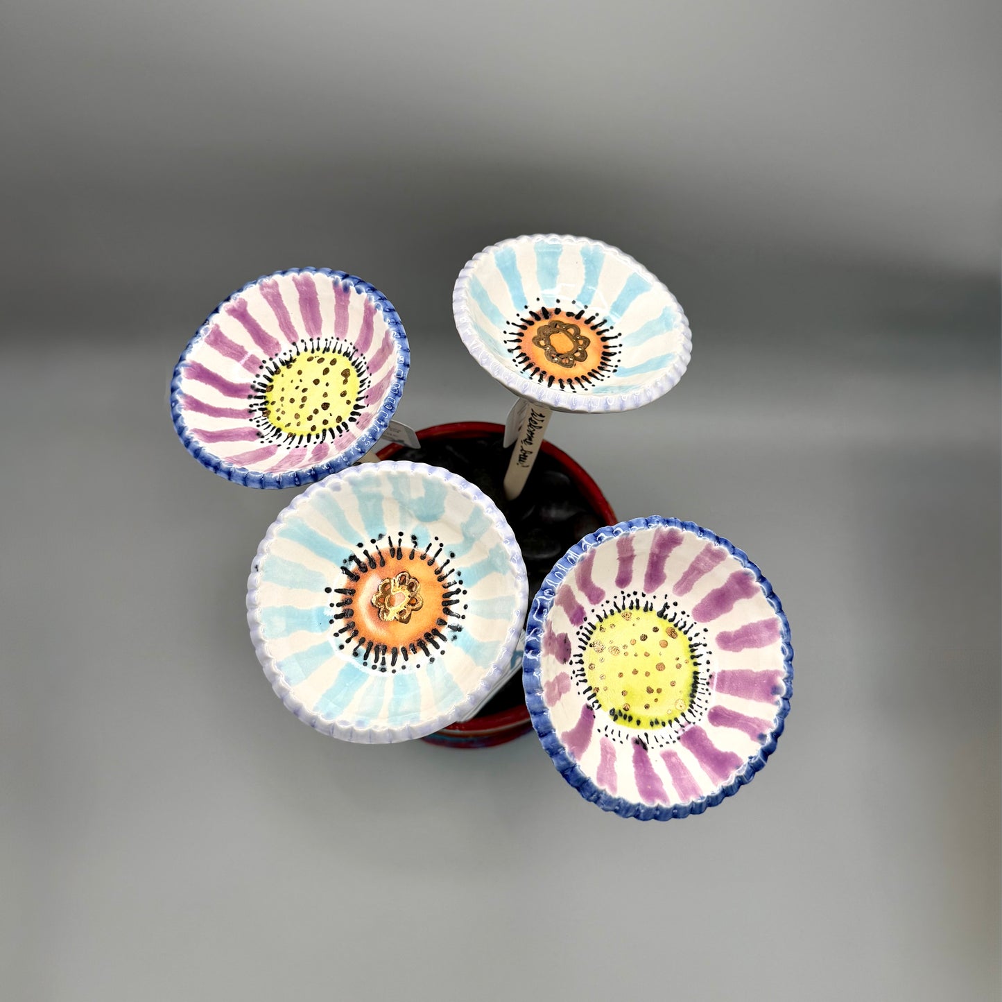 Ceramic Bee Cups