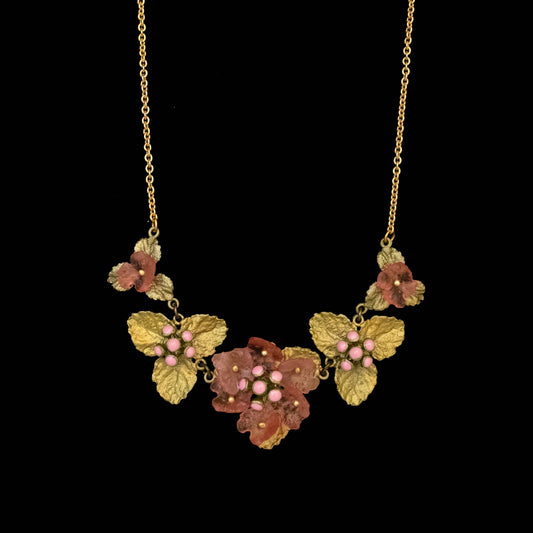 Lantana Brass Necklace