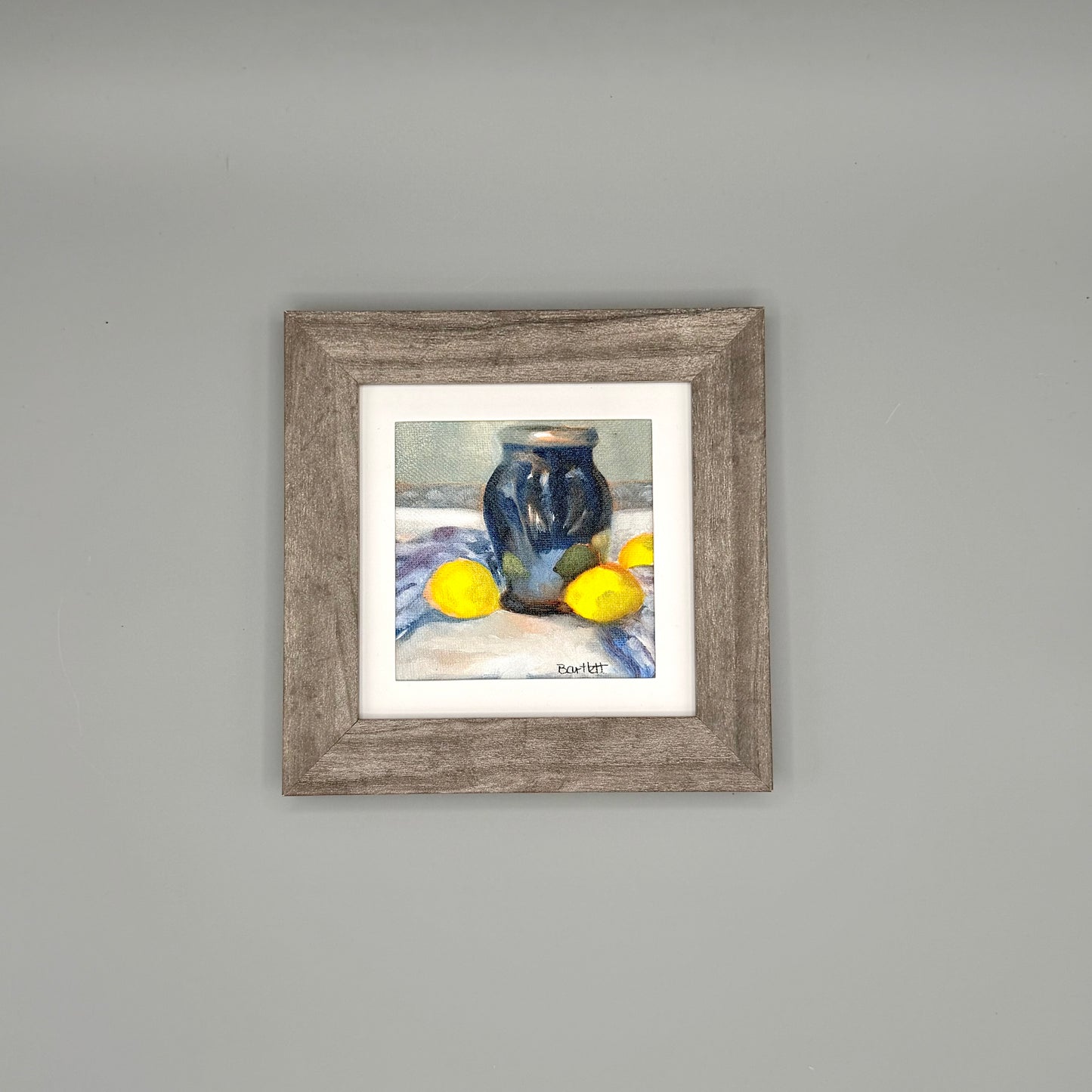 Still Life with Lemons 4x4