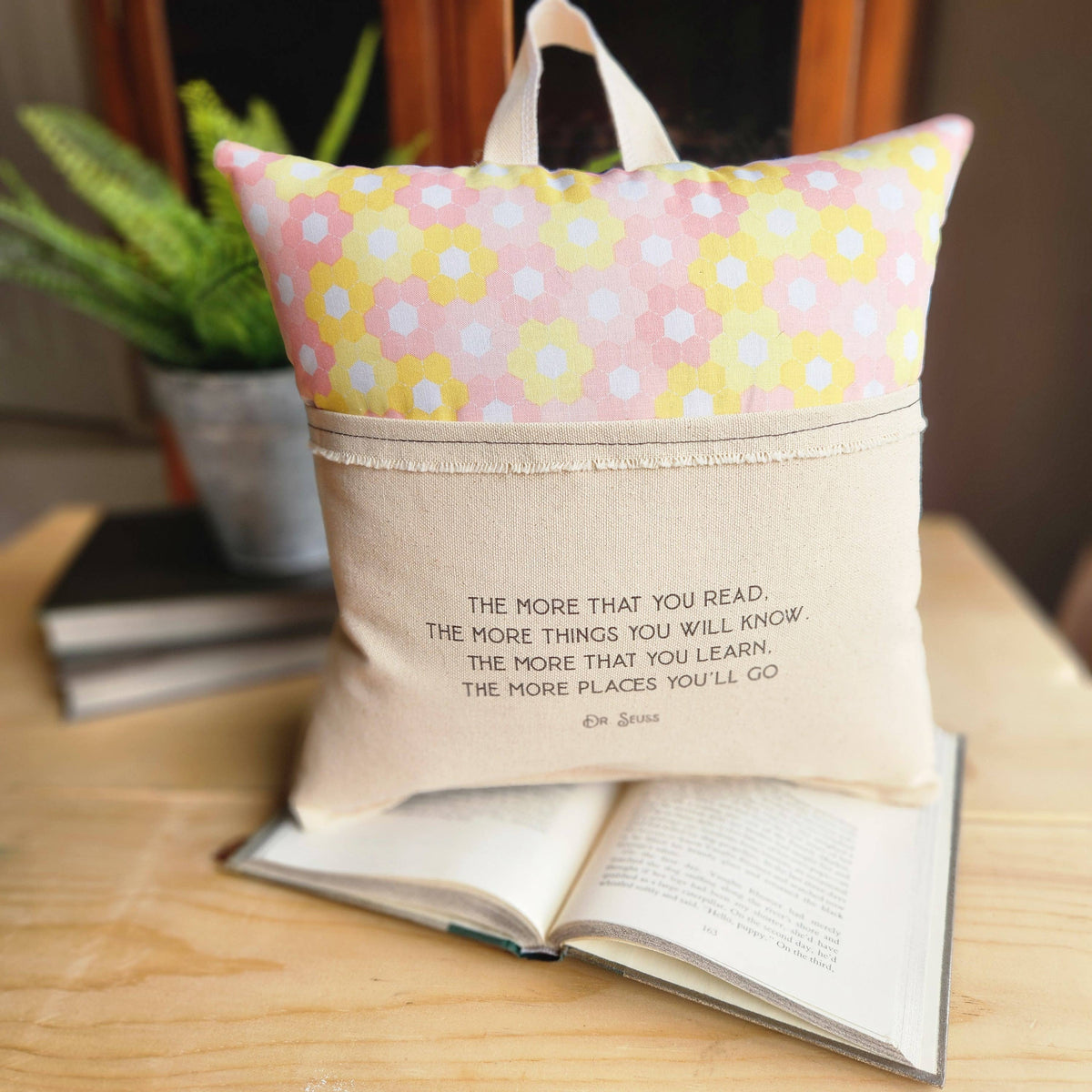 Dr. Suess Quote Reading Pillow