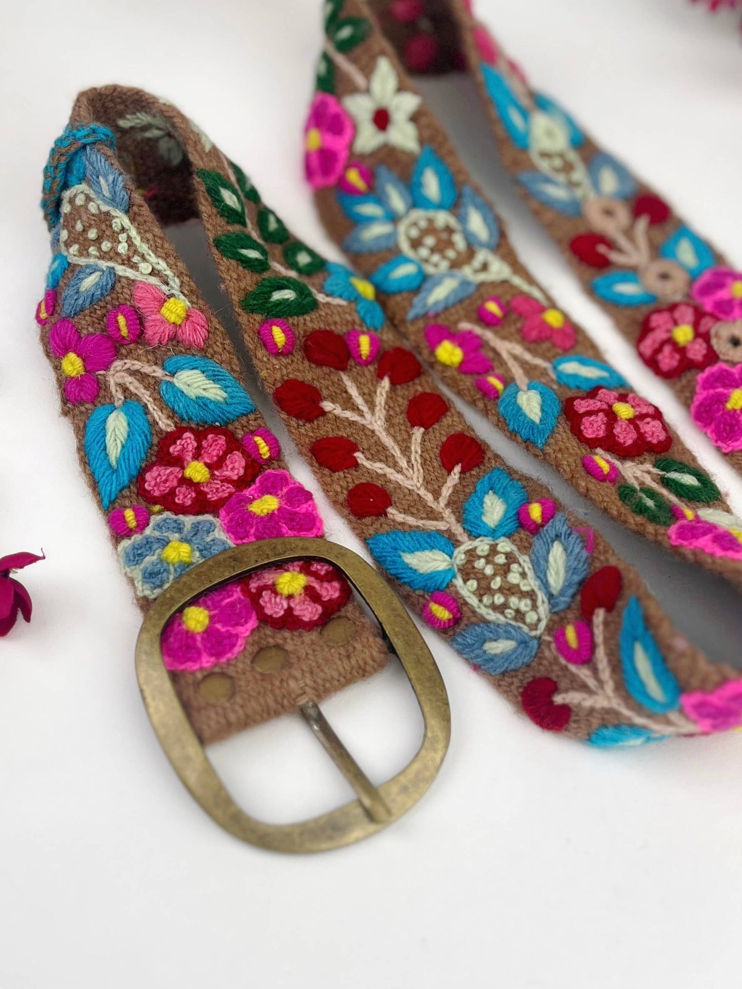 Mocha Mouse Wildberry Embroidery Belt