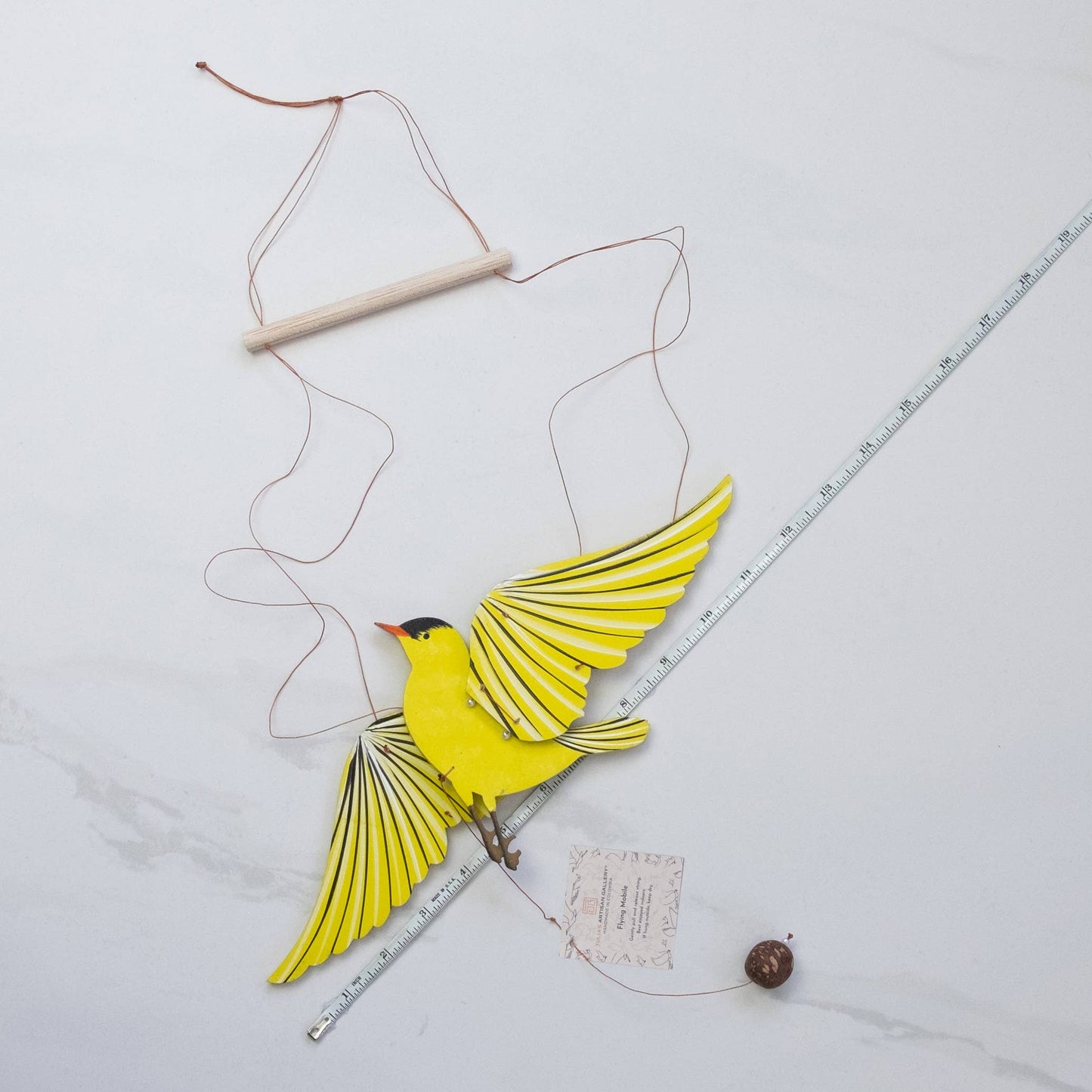 American Goldfinch Bird Flying Mobile