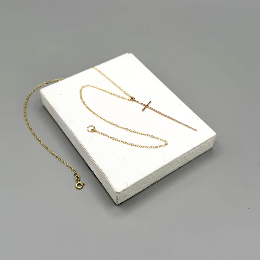 Long Cross Necklace