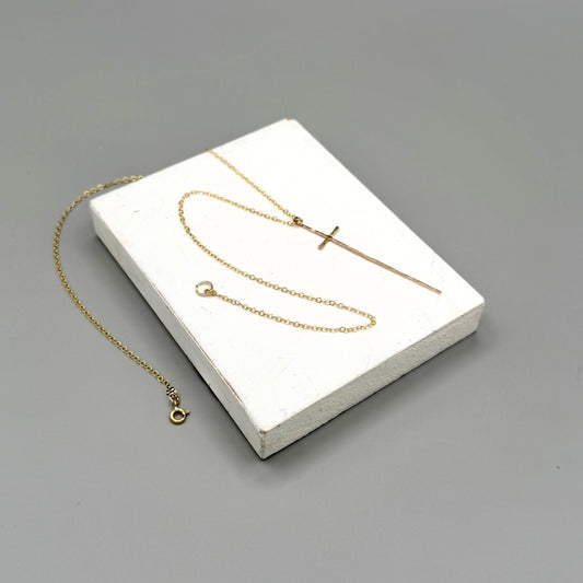 Long Cross Necklace