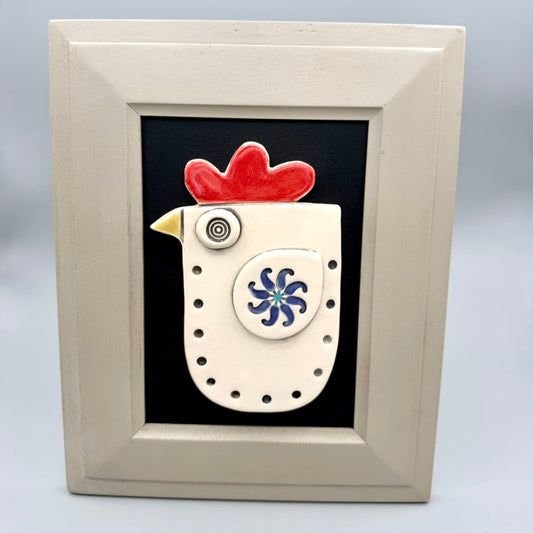 Framed Rooster