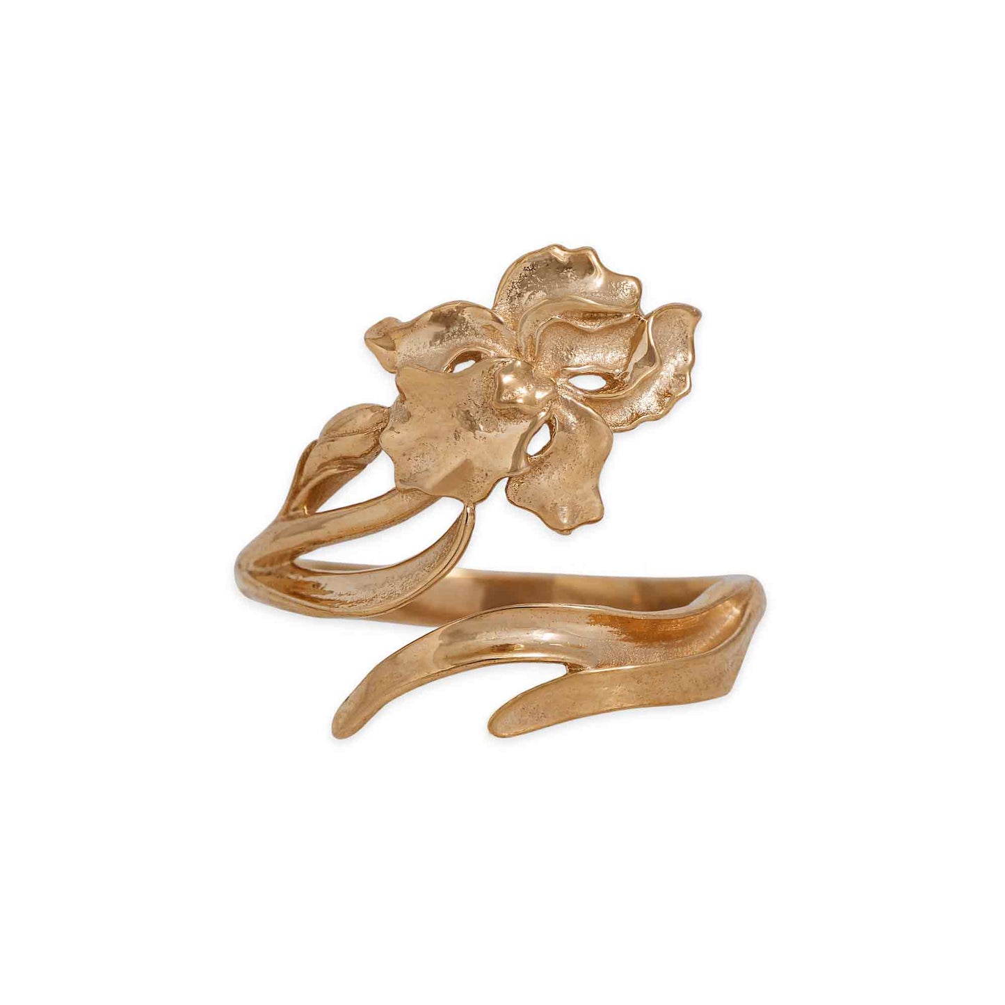 Adjustable Birth Flower Rings: Bronze / July - Waterlily