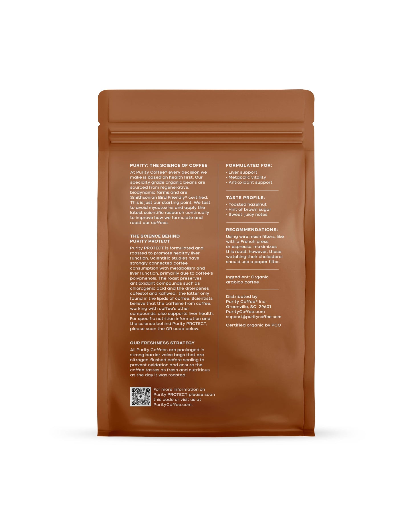 Organic Mold Free Medium Roast Whole Bean Coffee | PROTECT