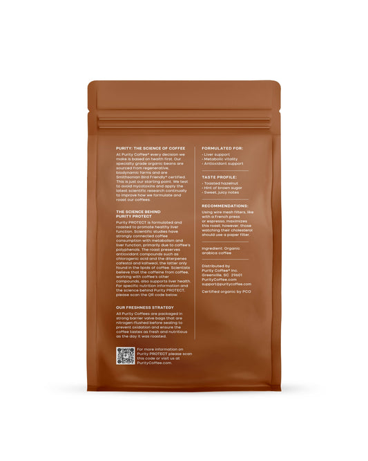 Organic Mold Free Medium Roast Whole Bean Coffee | PROTECT