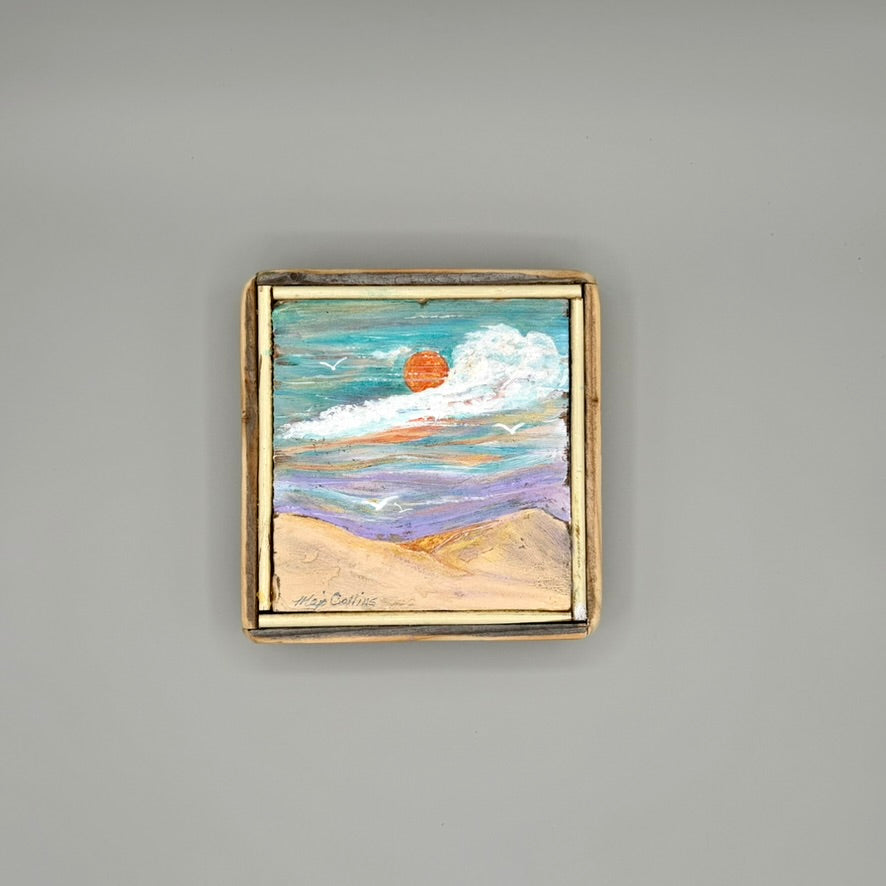 The Morning Ridge Runners 6x6" - Recycled Wood