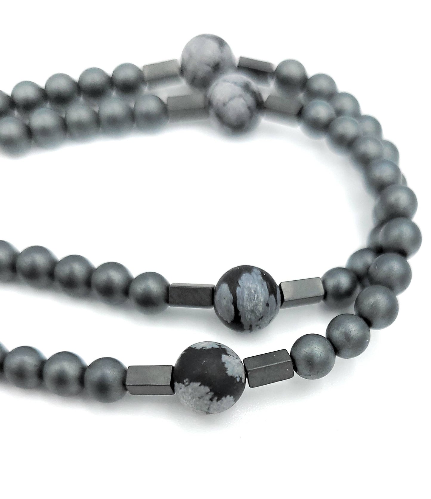 Men's Wrist Rosary Matte Hematite