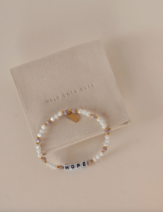 'Hope' Beaded Swarovski Bracelet