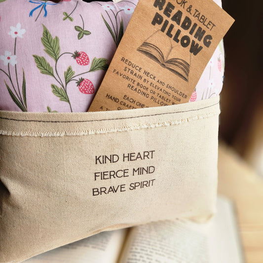 Kind Heart, Fierce Mind Reading Pillow