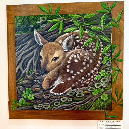 Fawn Painting in Acrylic
