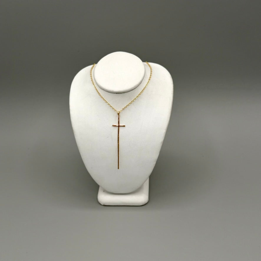 Long Cross Necklace