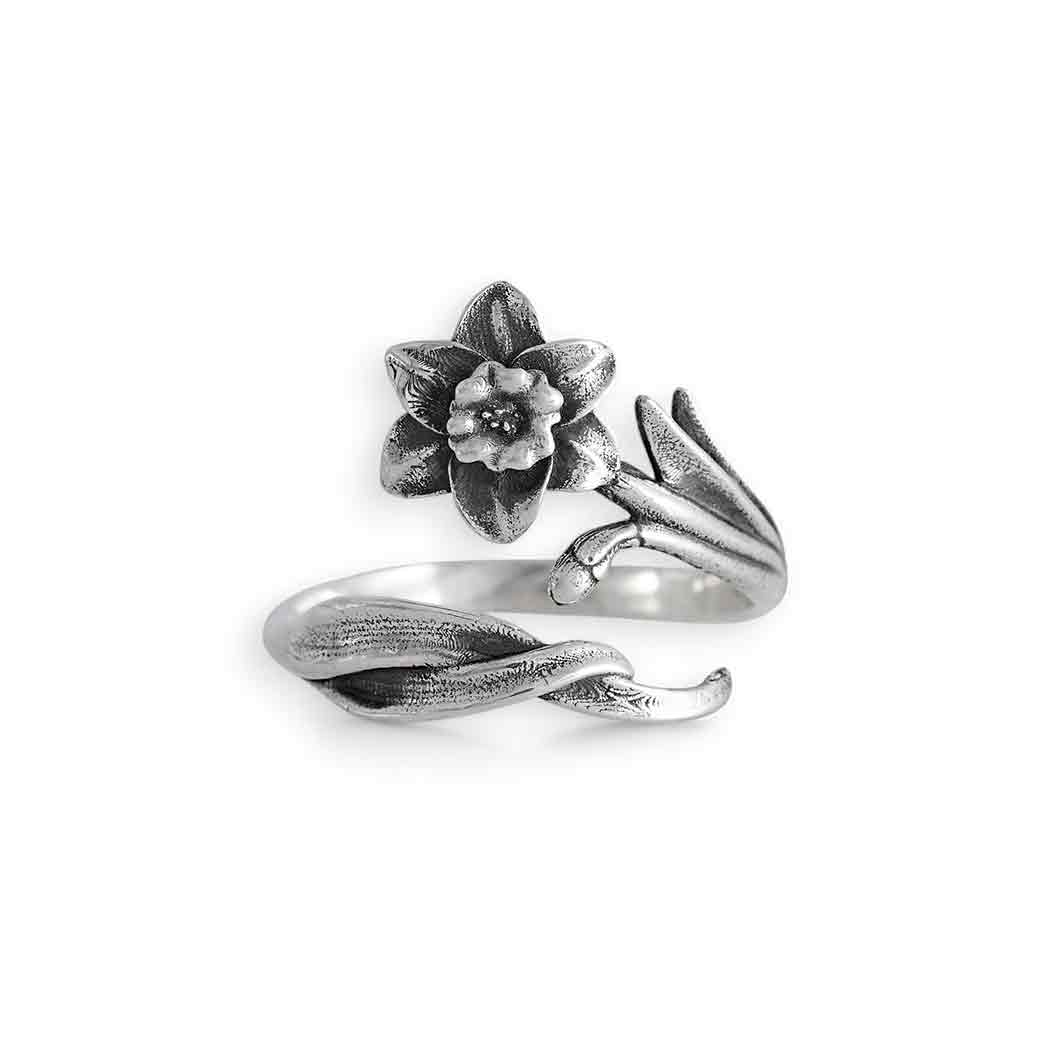 Adjustable Birth Flower Rings: Bronze / September - Morning Glory
