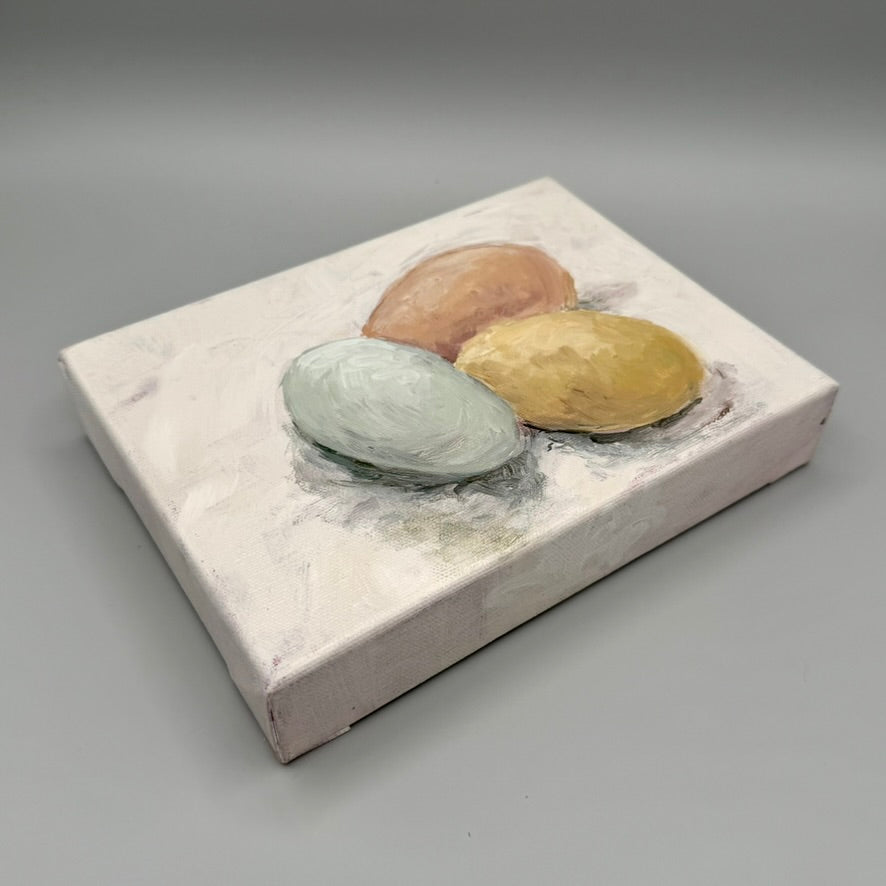 Egg Hunt 6x8 canvas