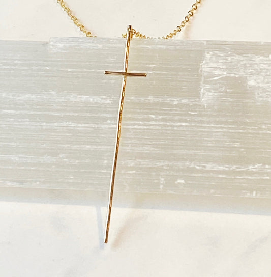 Long Cross Necklace
