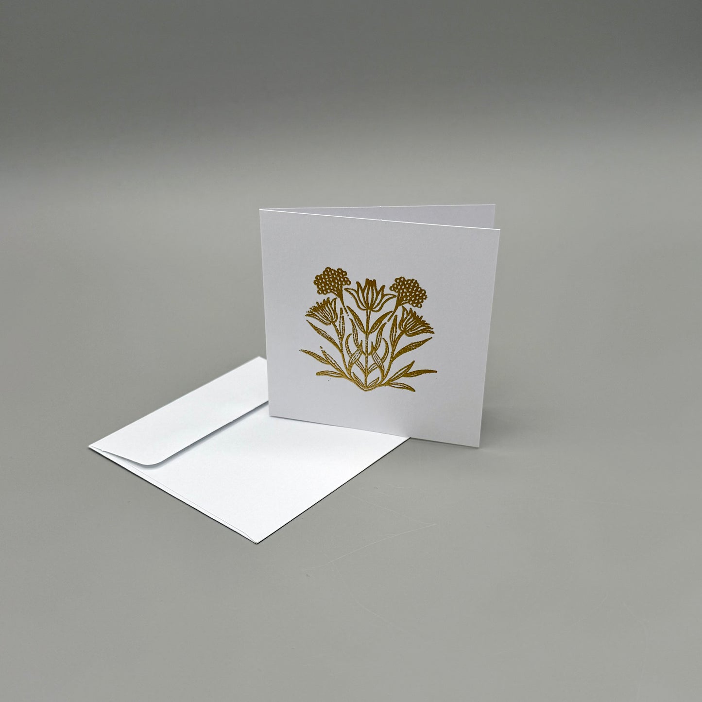 Gold Flower-Mini Card