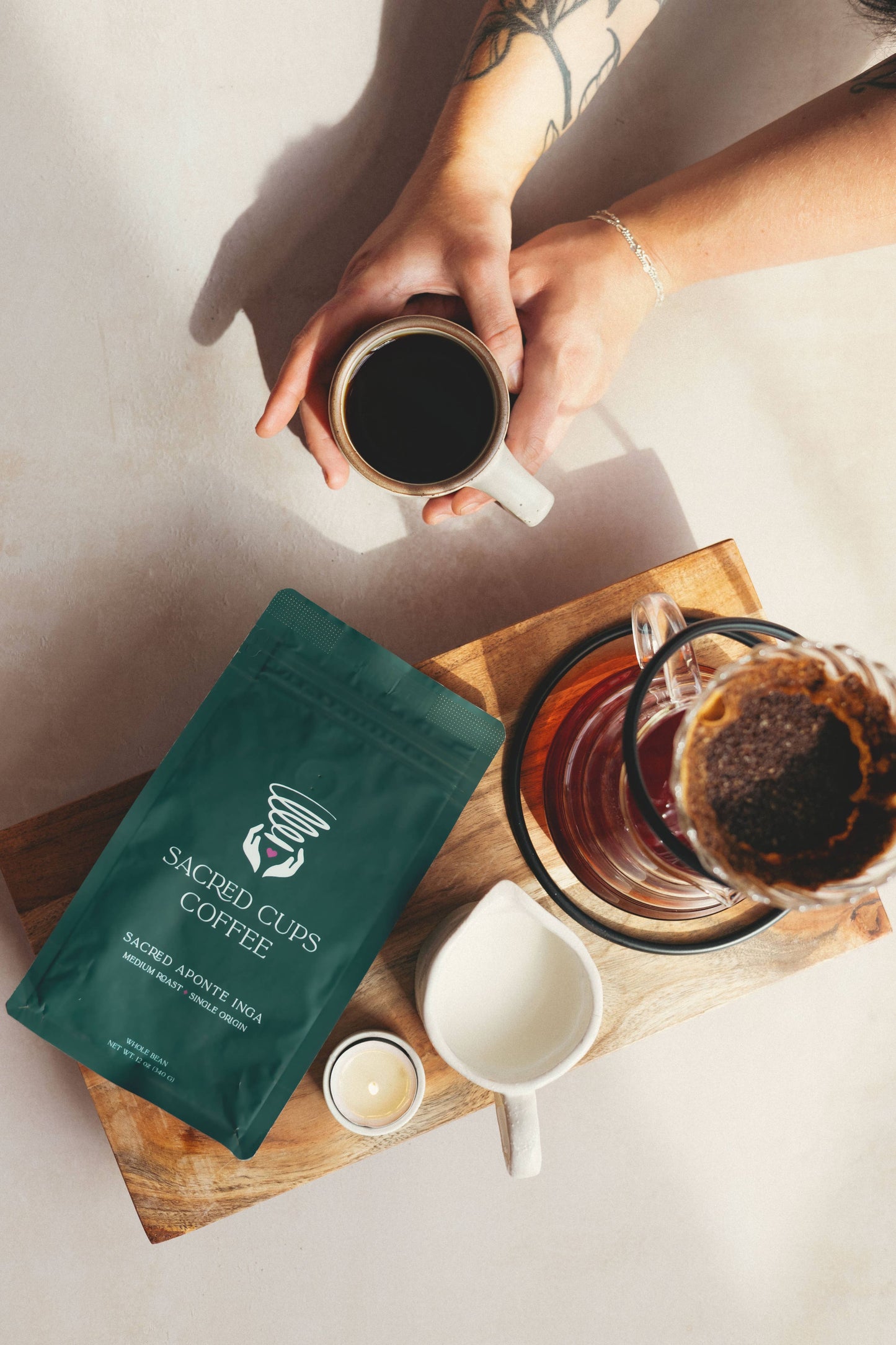 Mold Free Medium Roast Whole Bean Coffee|Aponte Inga
